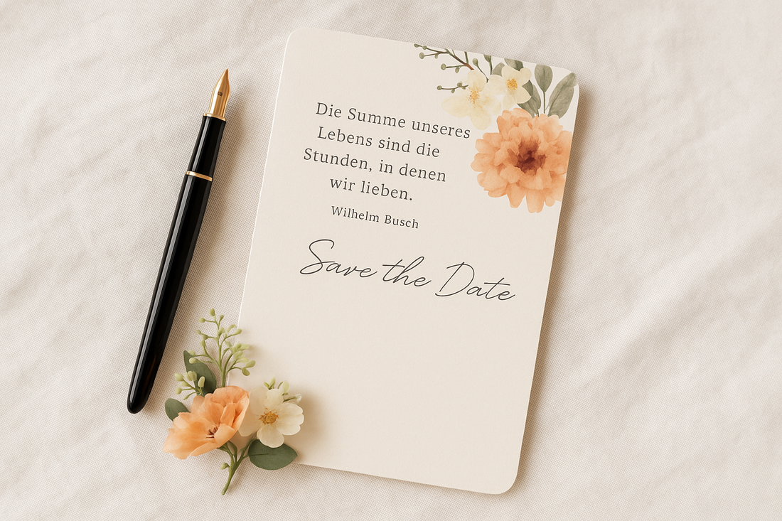 Die schönsten Zitate für Hochzeitseinladungen