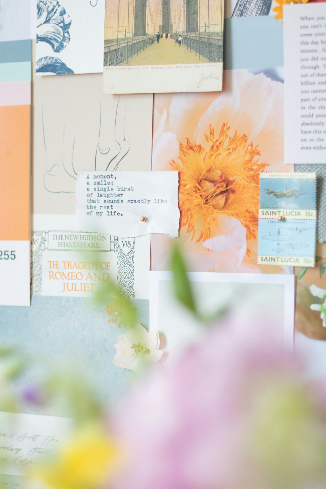 Ästhetische Moodboards & sanfte Farbwelten