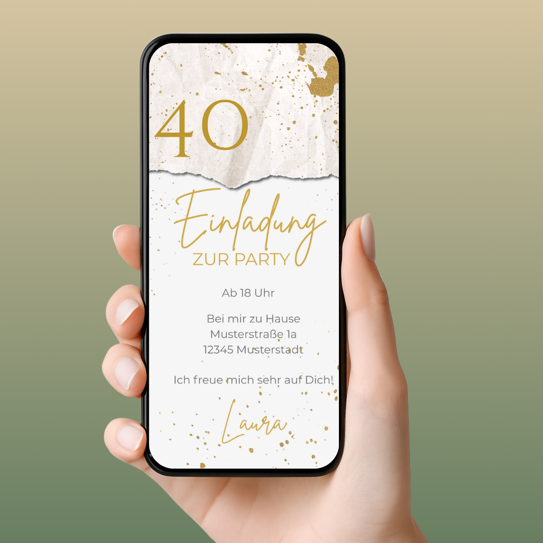 Einladung Geburtstag
