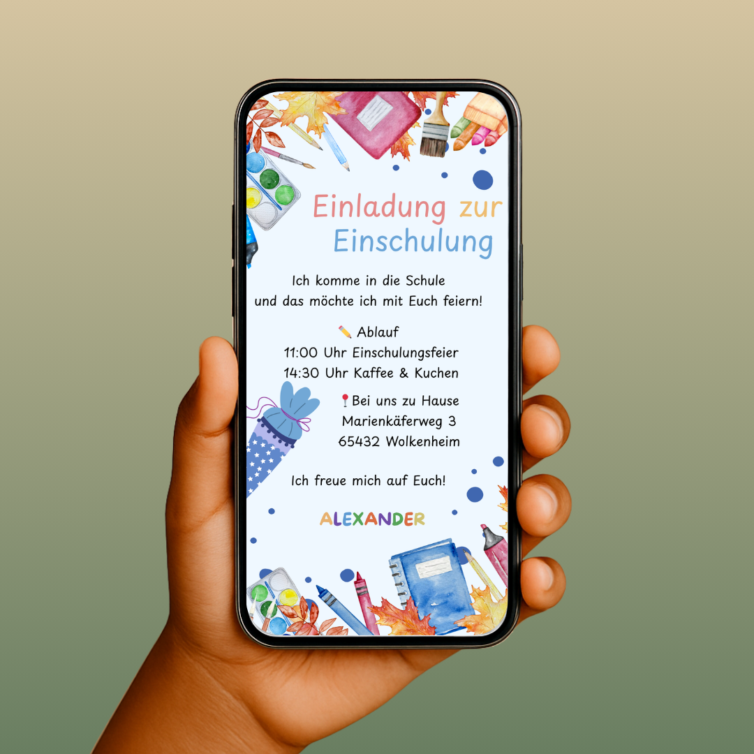 Einladungen Einschulung