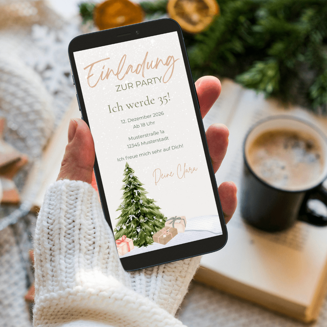 Wintergeburtstag - karten-digital