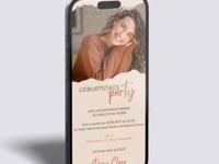 Digitale Einladung Geburtstag – Modern & persönlich mit Foto