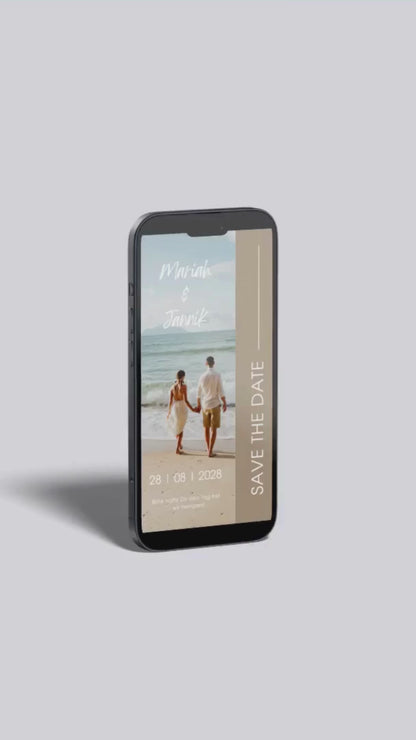 Digitale Save-the-Date Karte – Modern & Bildfokus