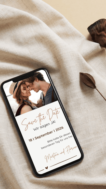 Save the Date digital – Eure stilvolle Einladung für einen unvergesslichen Tag - karten - digital
