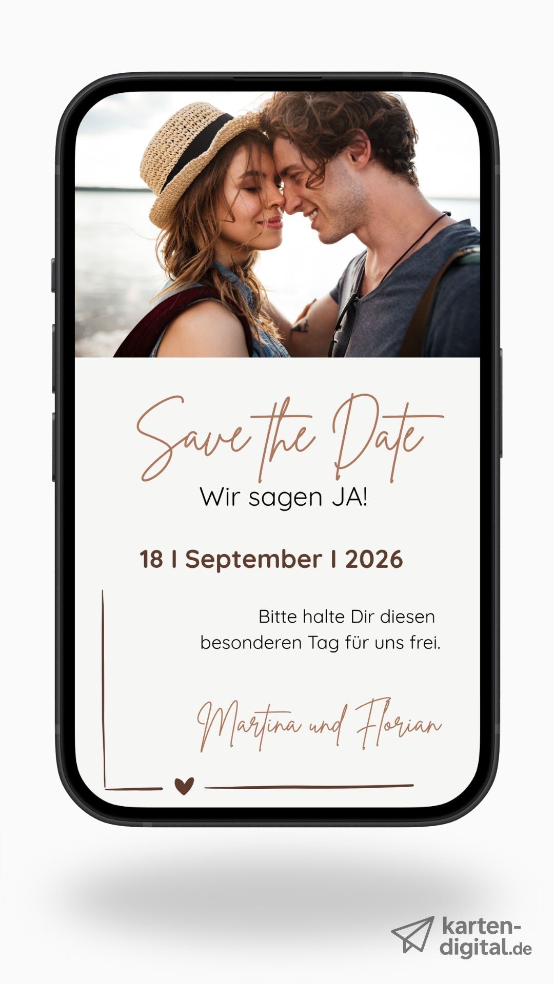 Save the Date digital – Eure stilvolle Einladung für einen unvergesslichen Tag - karten - digital